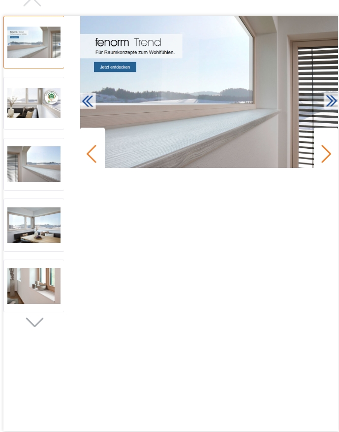 Fenorm Innenfensterbänke